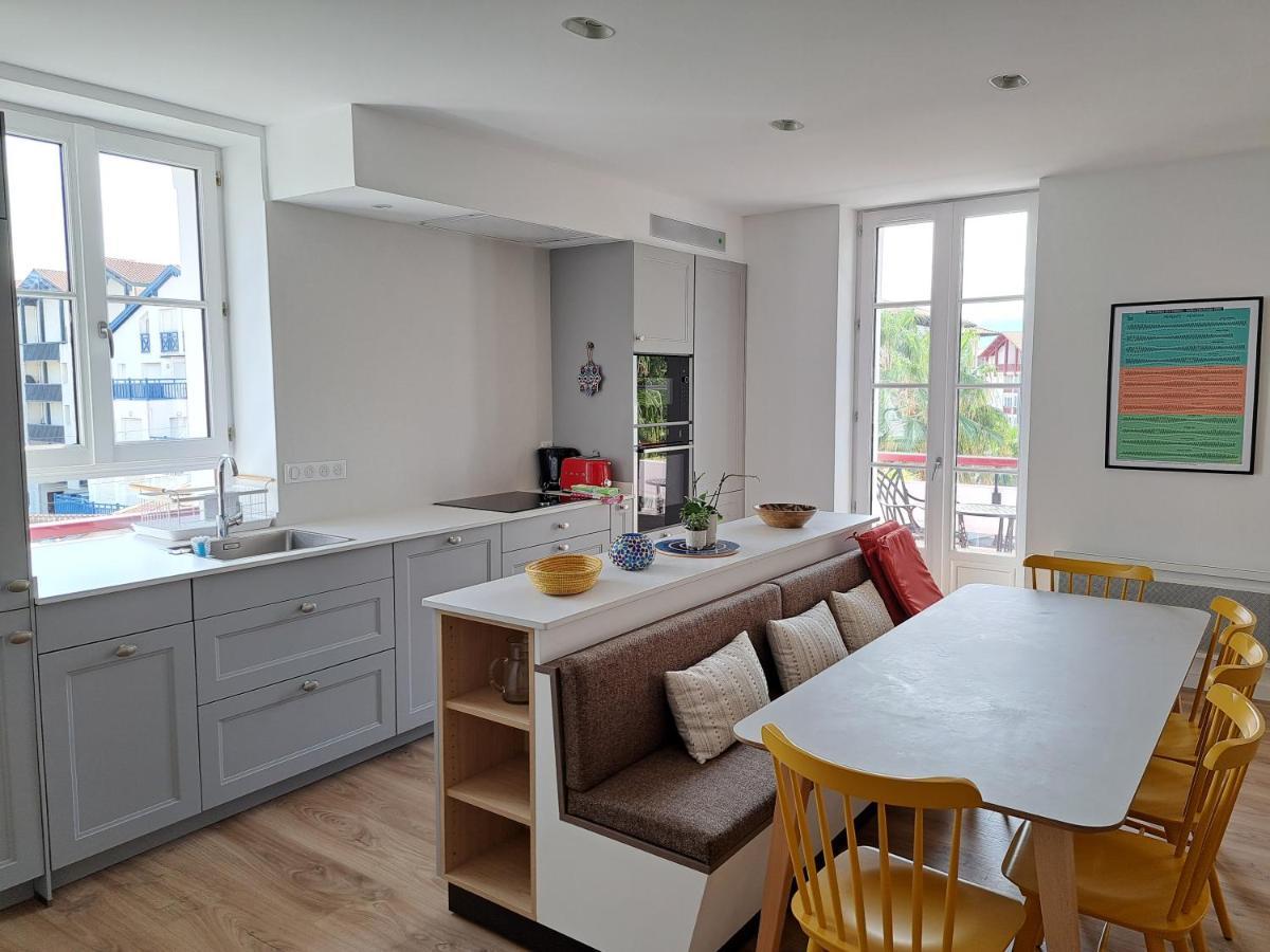 Superbe Appartement T3 Au Centre Plage .Parking Hendaye Dış mekan fotoğraf