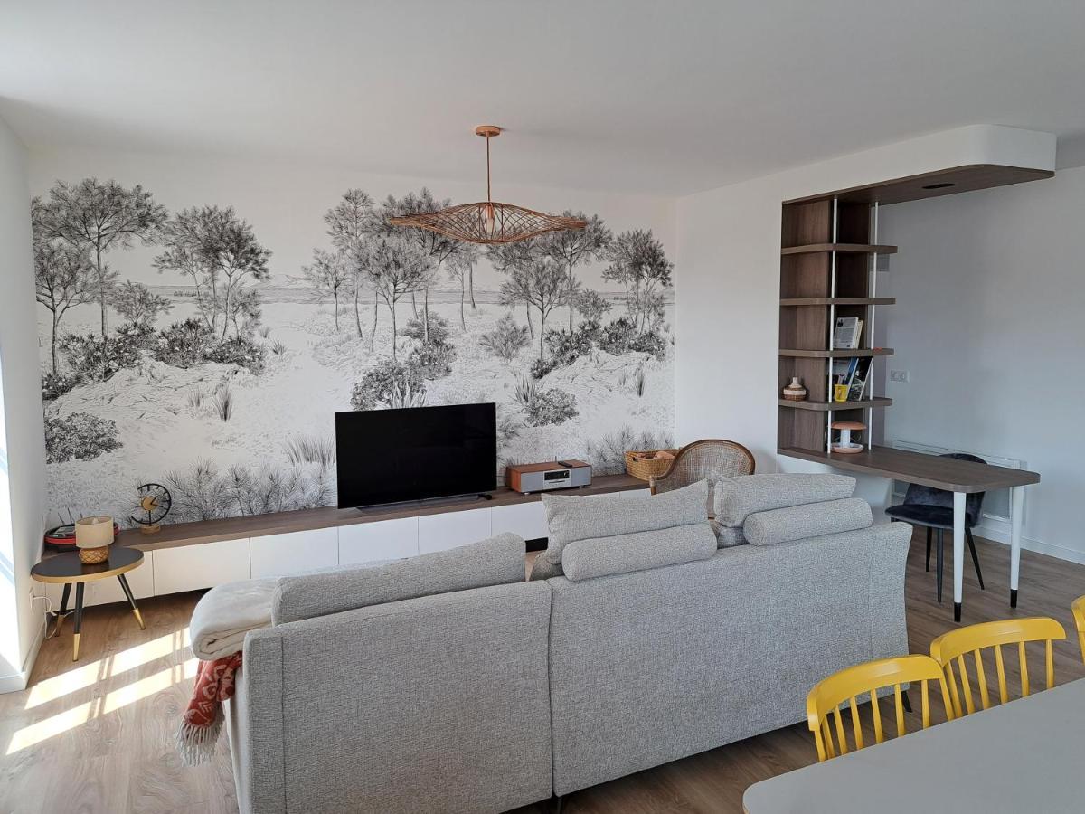 Superbe Appartement T3 Au Centre Plage .Parking Hendaye Dış mekan fotoğraf