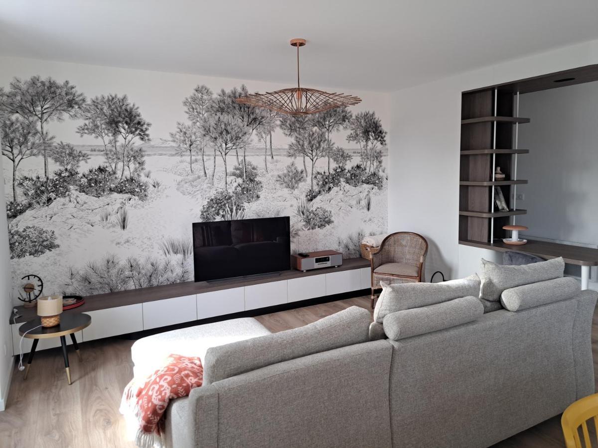 Superbe Appartement T3 Au Centre Plage .Parking Hendaye Dış mekan fotoğraf