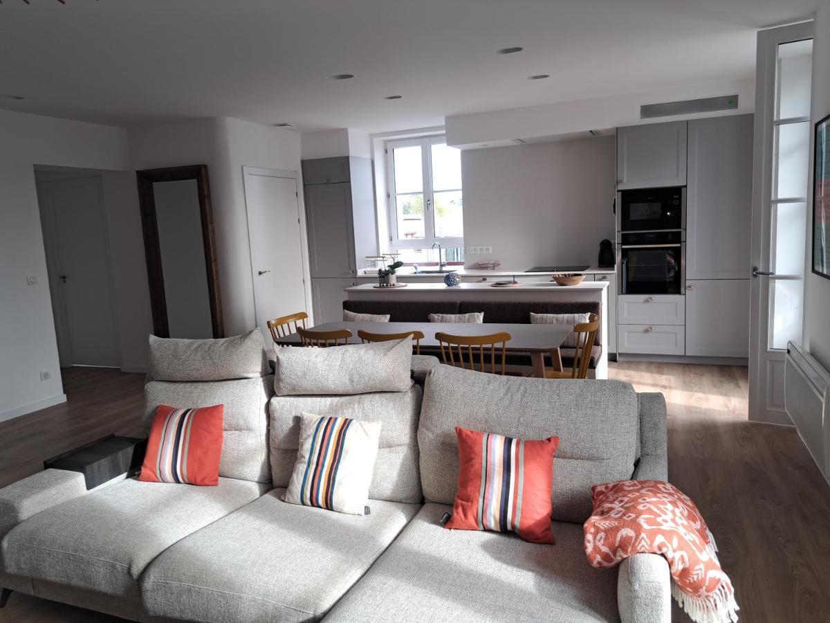 Superbe Appartement T3 Au Centre Plage .Parking Hendaye Dış mekan fotoğraf